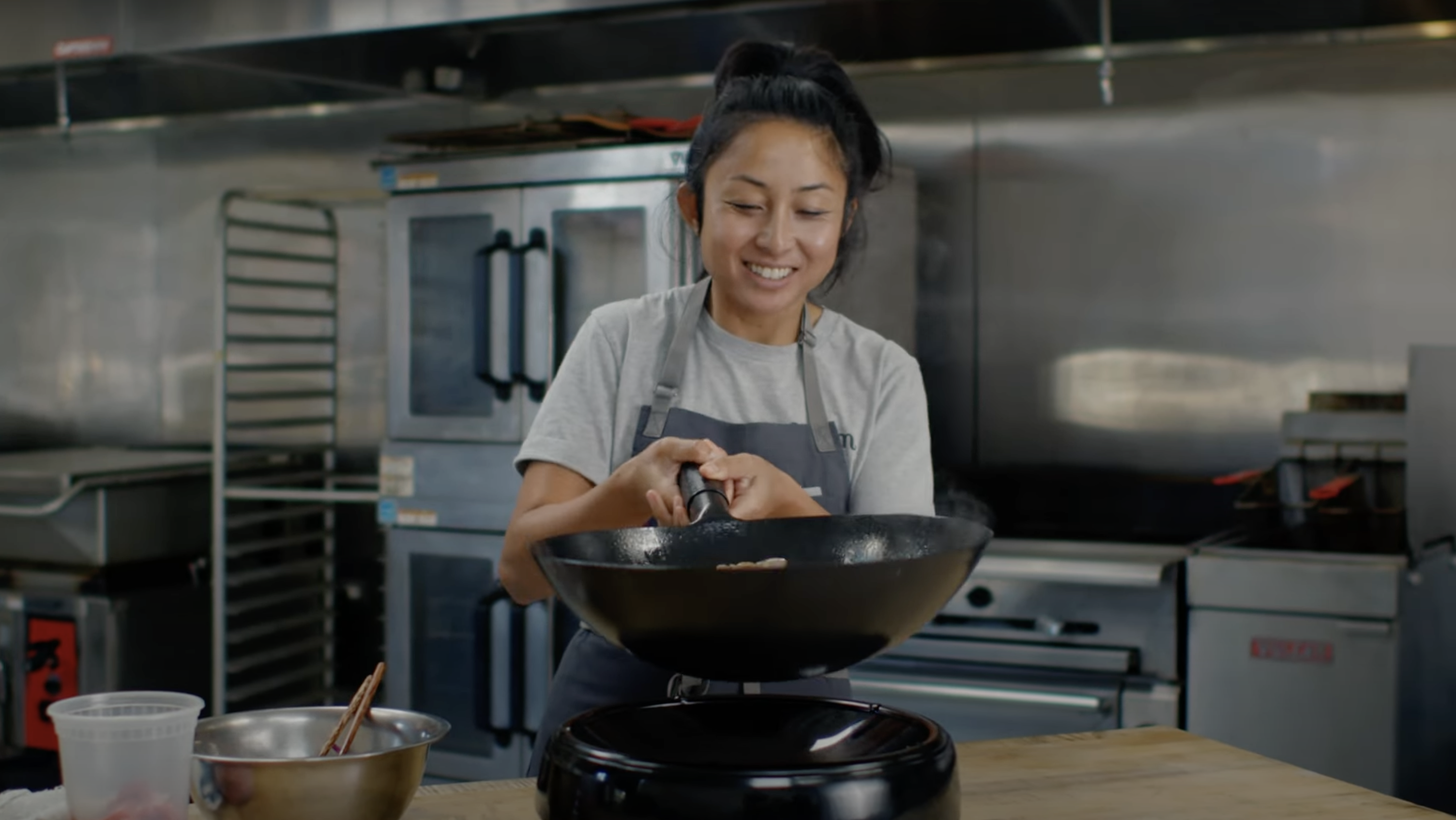 Induction cooking with chef Nite Yun